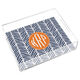 Denim Herringbone Lucite Trays Image 3 of 4